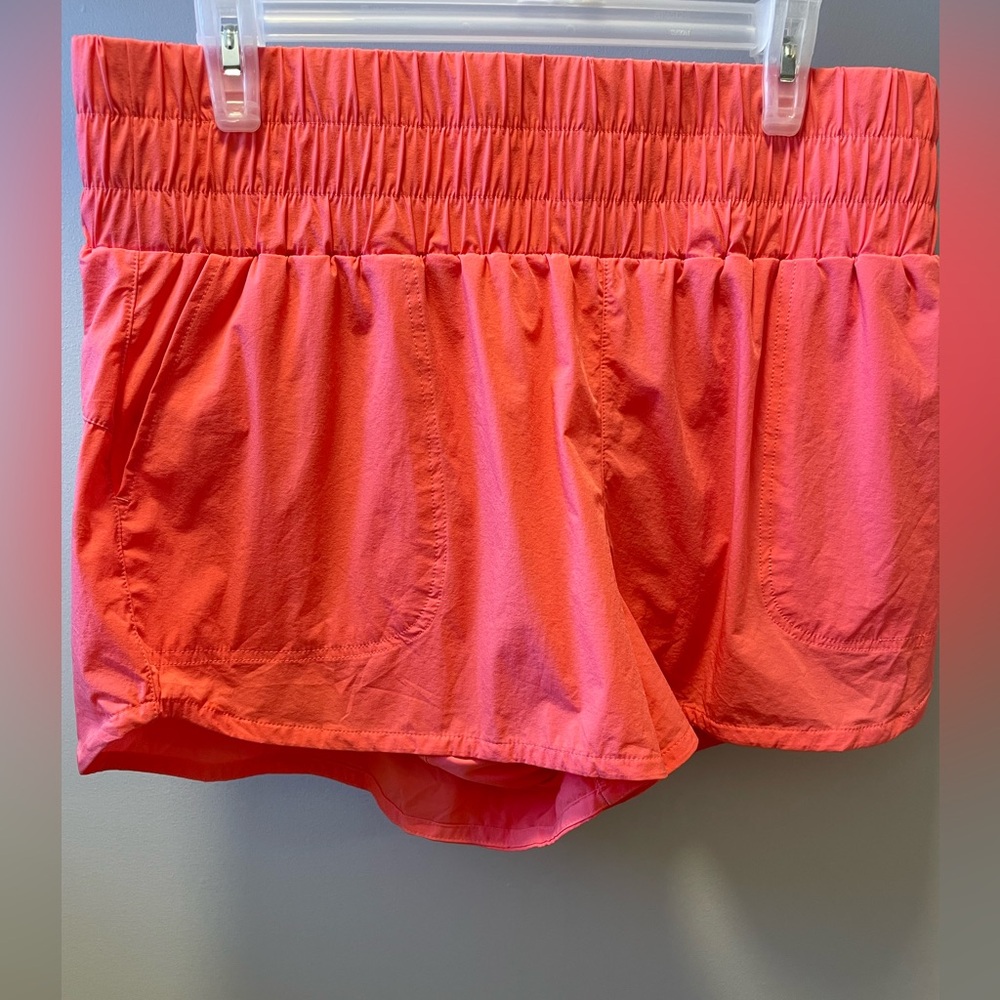 🌸JoyLab High Rise Athletic Nylon Lightweight Workout Shorts - Coral